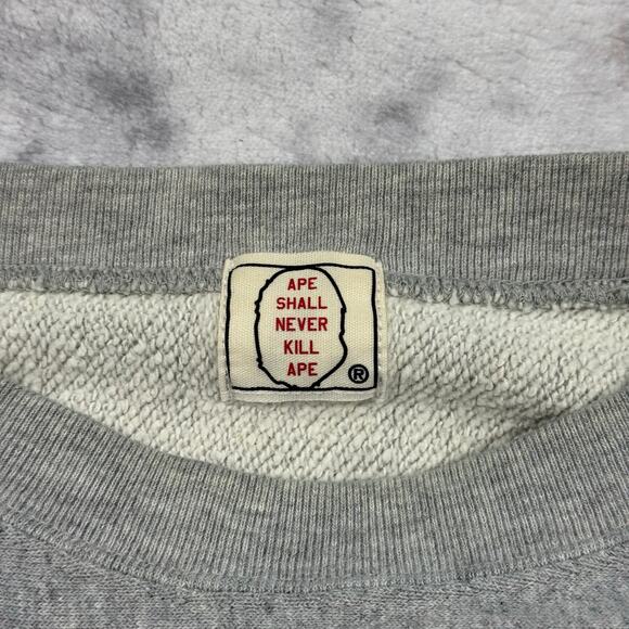 Authentic Bape 2000’s General Ape Crewneck Sweatshirt M - Picture 3 of 7